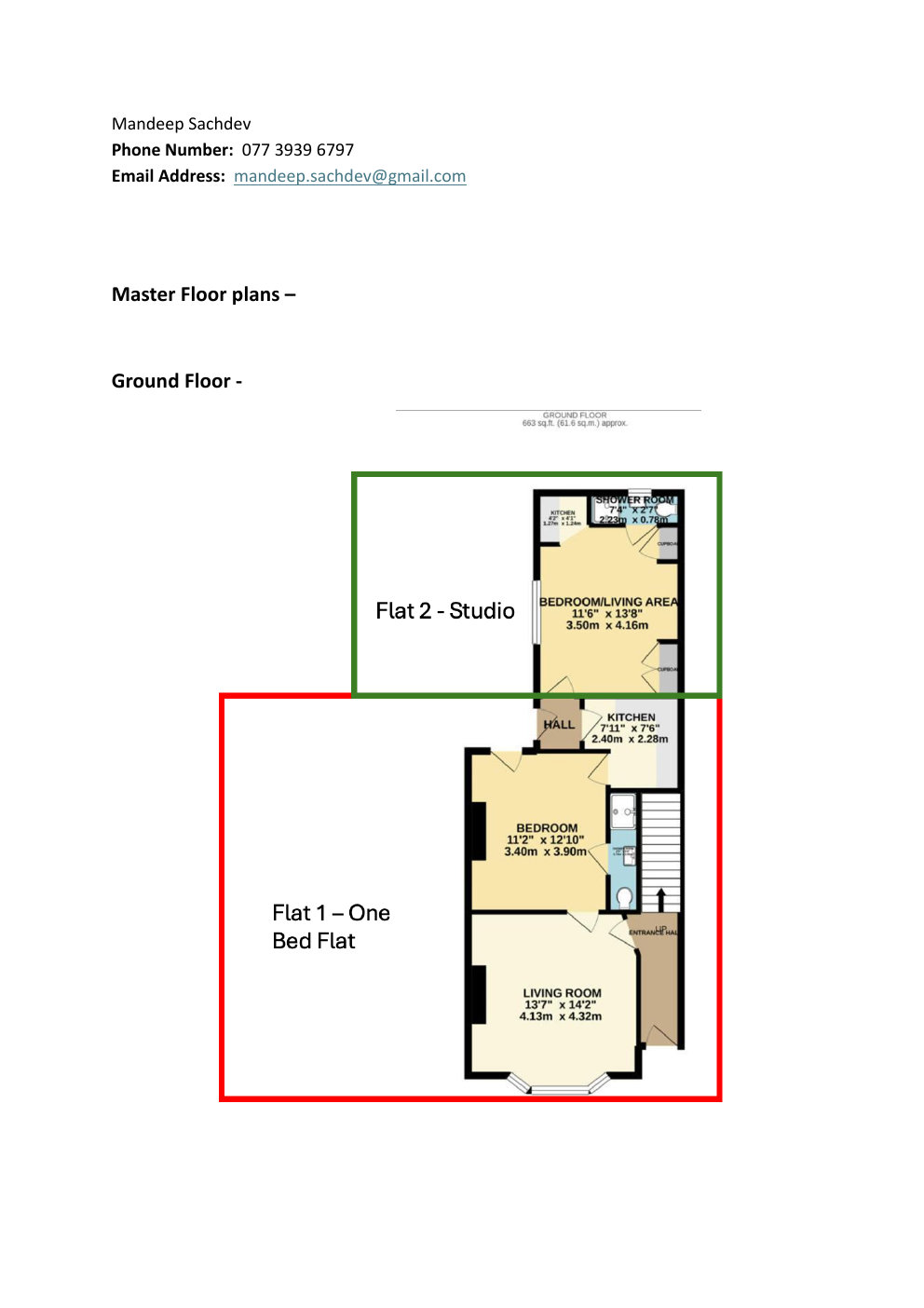 Master ground floor plan