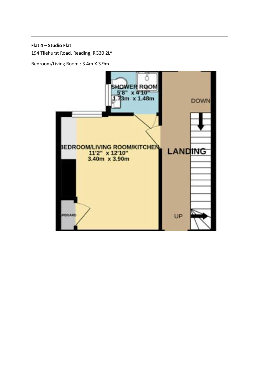 Flat 4 floor plan details